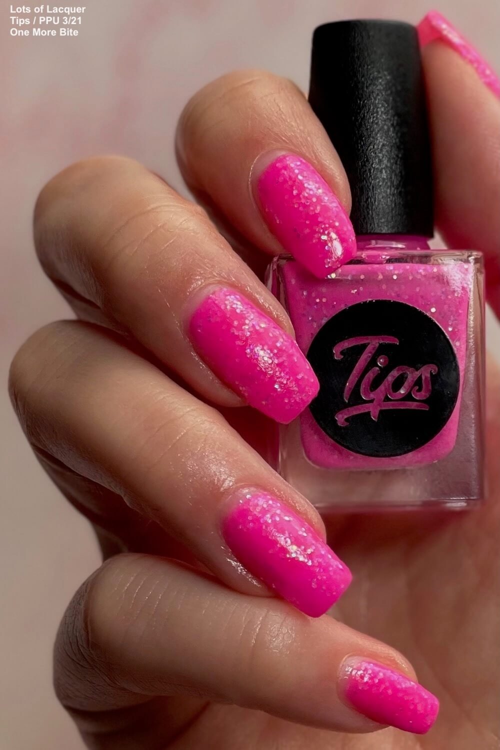 Hot pink on sale nail polish